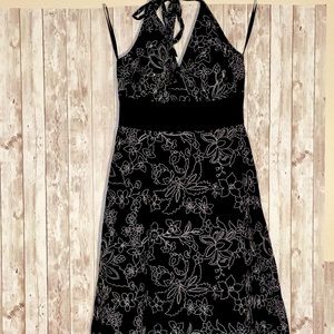 Slightly above the knee halter dress